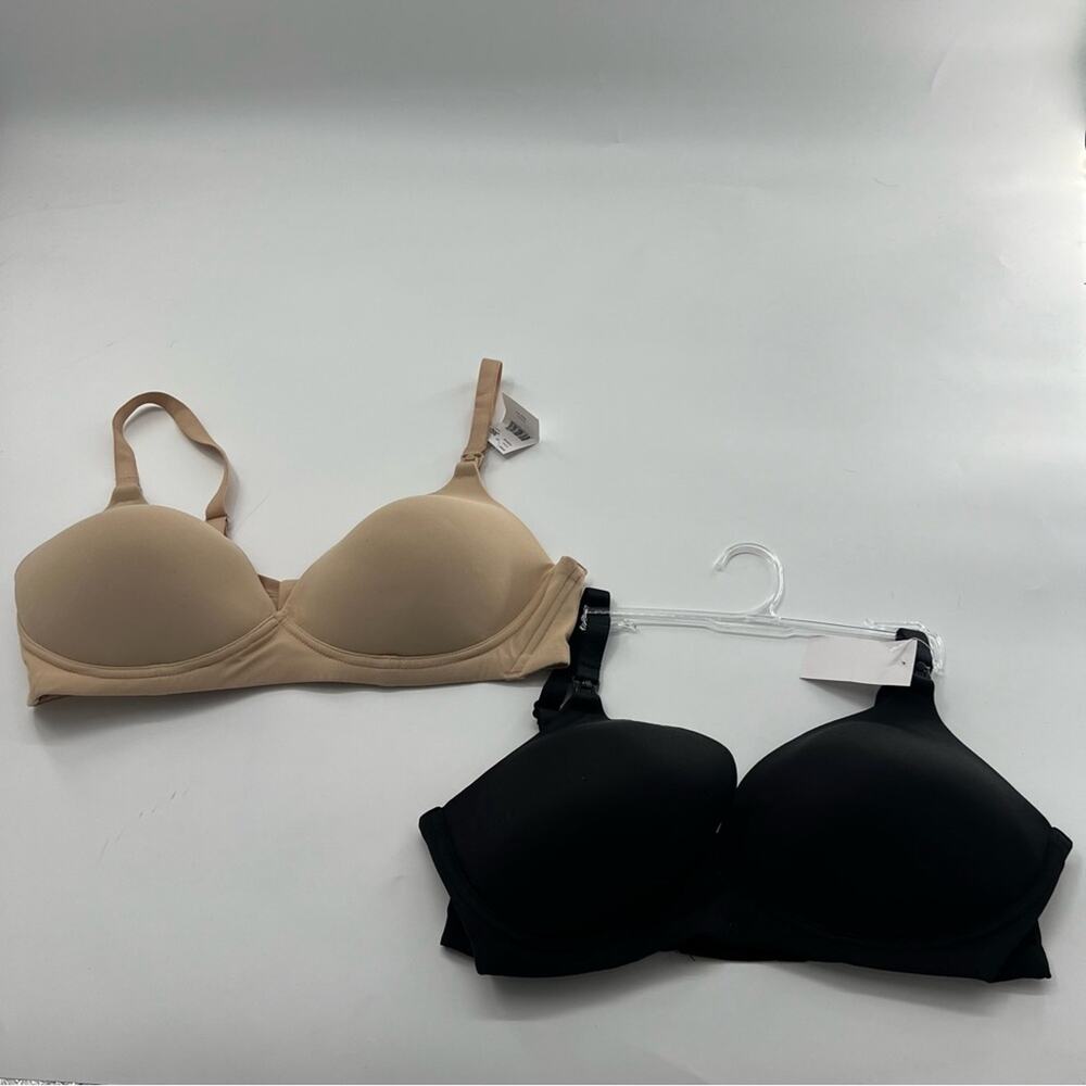 NWT Motherhood Bra Bundle Wire Free Black and Nude